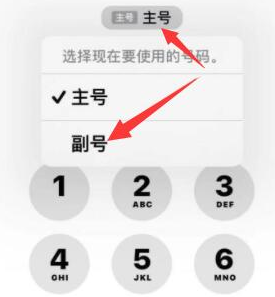 崇川苹果14维修店分享iPhone 14 Pro Max使用副卡打电话的方法 